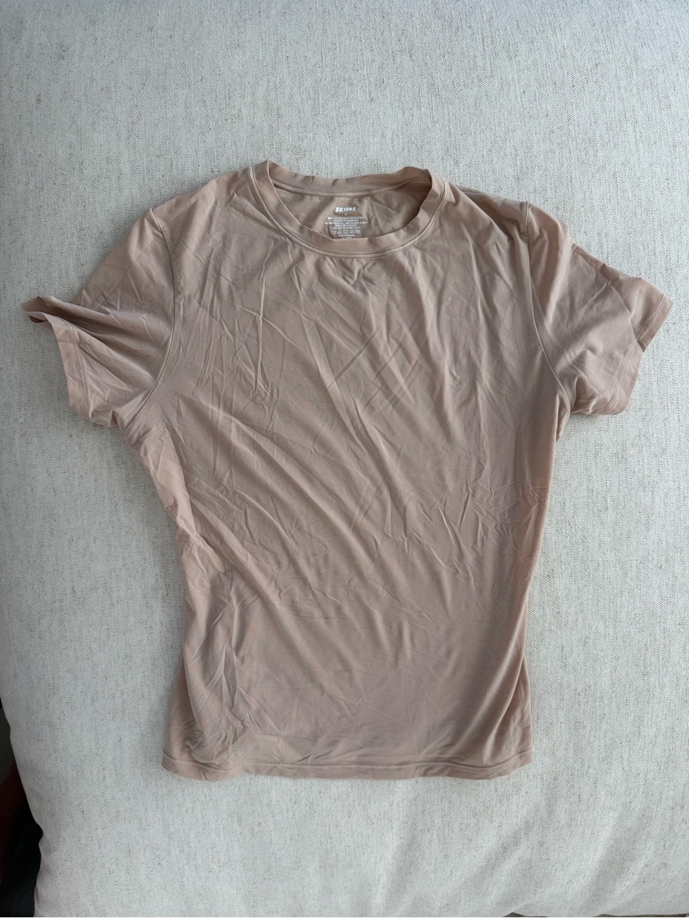 Classic Crewneck Tee - Nude Pink
